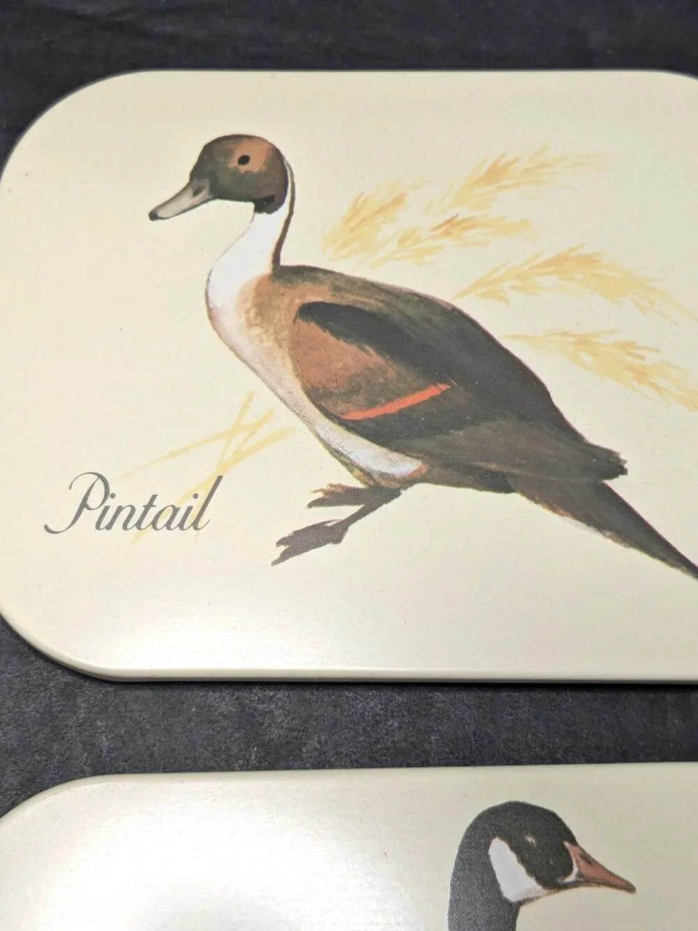Vtg. AVON Chesapeake Mallard Ducks Drink Coasters Set Of 8 Original Boxes 1981